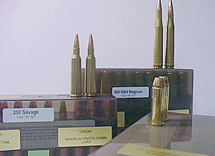 A variety of calibers available for hunting